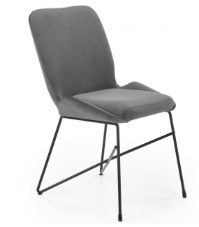 Krzesło NEVADA szare świetnie sprawdzi się w stylu nowoczesnym, modern, retro czy industrialnym