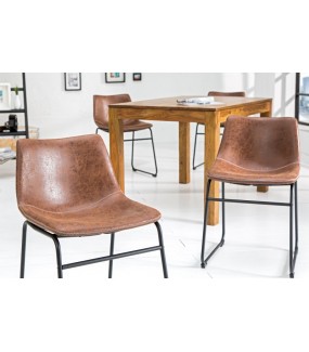 Krzesło Django Vintage brązowe