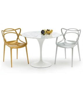 Krzesło LUXO złote do salonu urządzonego w stylu nowoczesnym, klasycznym oraz glamour.