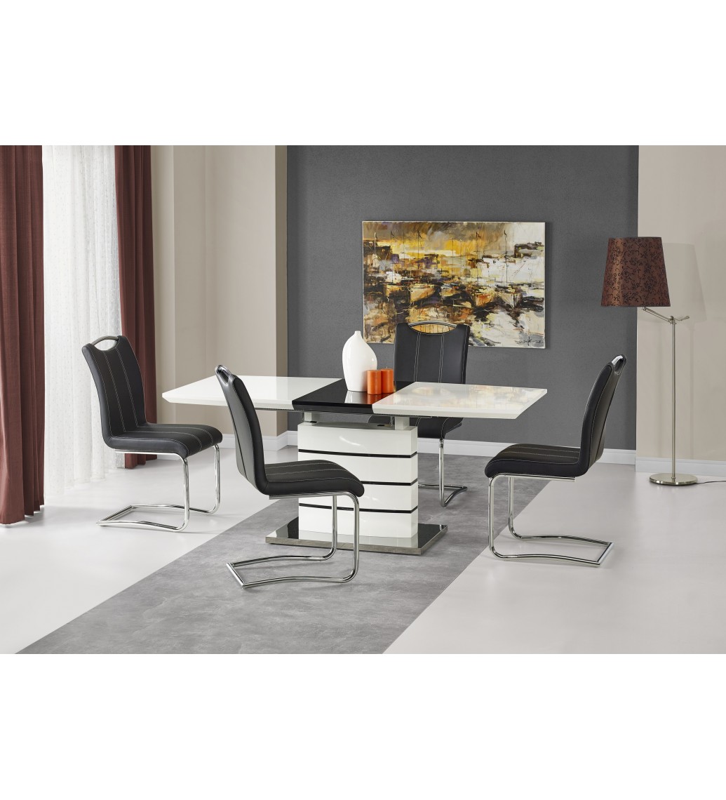 Stół rozkładany NORD 140 cm - 180 cm biały świetnie sprawdzi się w salonie, pokoju, jadalni czy kuchni.