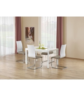Stół rozkładany STANFORD XL biały świetnie zaprezentuje się w salonie, pokoju, kuchni czy jadalni.