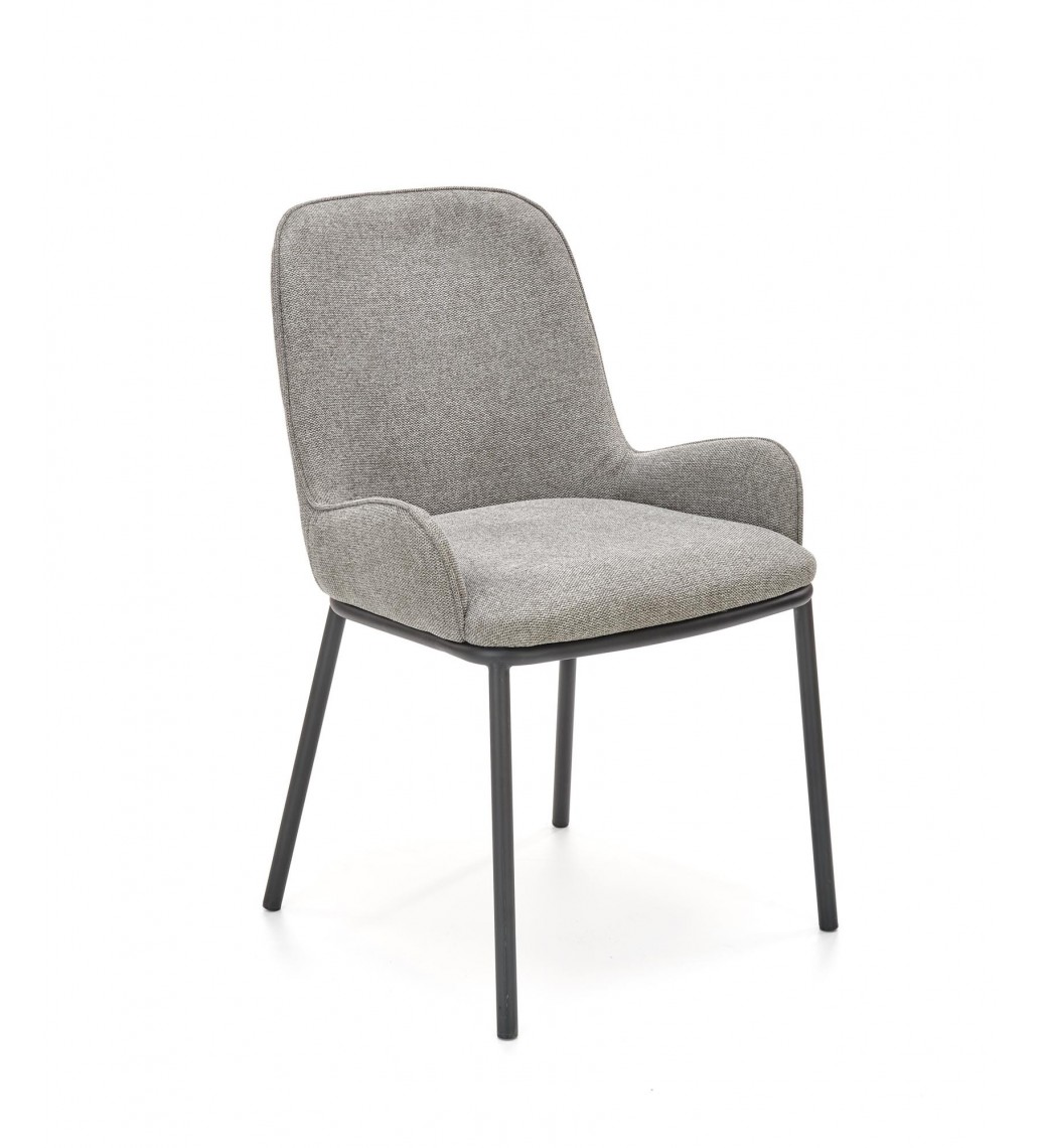 Krzesło ESPANA szare  świetnie sprawdzi się w stylu nowoczesnym, modern, retro czy industrialnym