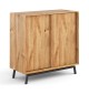 Barek Komoda MODERN LOFT 101 cm drewno dąb do salonu, jadalni oraz domowego gabinetu w stylu klasycznym.