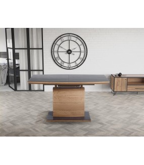 Stół rozkładany CONCORD 140 cm - 180 cm szary świetnie zaprezentuje się w salonie, pokoju, kuchni czy jadalni.