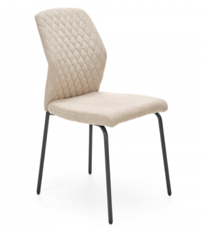 Designerskie krzesło TOPAZ beżowe sprawdzi się w stylu klasycznym, modern, nowoczesnym czy industrialnym.