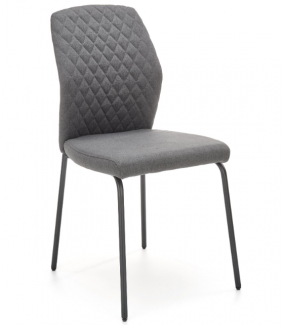 Designerskie krzesło TOPAZ szare sprawdzi się w stylu klasycznym, modern, nowoczesnym czy industrialnym.