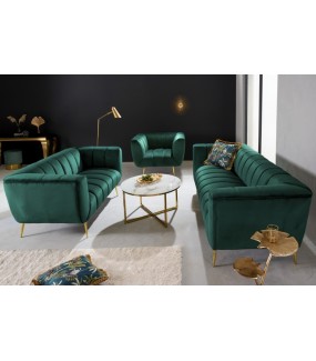 Piękna sofa dwusosbowa Scarlett do eleganckiego salonu w stylu nowoczesnym oraz glamour.