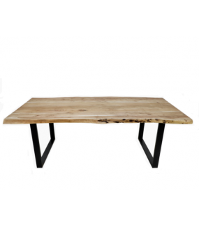Stół SOHO 140 cm drewno akacja świetnie sprawdzi się w salonie, jadalni, pokoju czy kuchni w stylu industrialnym.