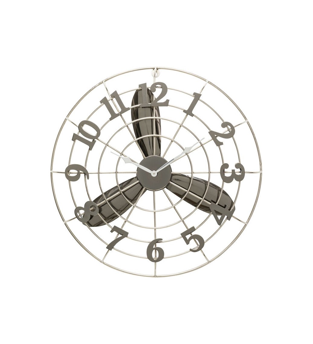Designerski zegar FANBLADE świetnie sprawdzi się w w stylu industrialnym, ale również minimalistycznym czy skandynawskim.