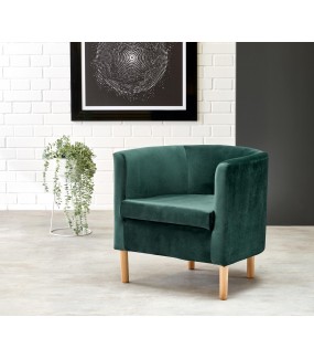 Fotel CLUBBY 2 zielony sprawdzi się w stylu nowoczesnym, klasycznym, retro czy minimalistycznym.