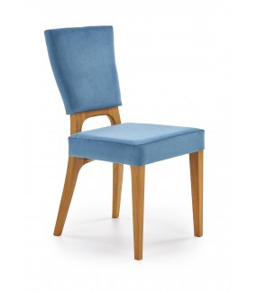 Krzesło WENANTY niebieskie świetnie sprawdzi się w kuchni, jadalni, salonie, pokoju oraz lokalach gastronomicznych.