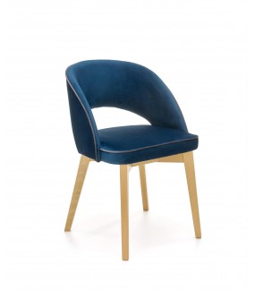 Krzesło MARINO niebieskie świetnie sprawdzi się w stylu klasycznym, skandynawskim, vintage czy nowoczesnym.