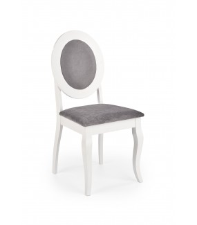 Krzesło BAROCK białe to propozycja do wnętrz skandynawskich, nowoczesnych, boho, modern czy art deco