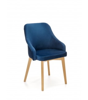Krzesło TOLEDO II niebieskie to propozycja do wnętrz skandynawskich, nowoczesnych, klasycznych czy vintage.