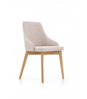 Krzesło TOLEDO I beżowe to propozycja do wnętrz skandynawskich, nowoczesnych, boho, modern czy prowansalskich.
