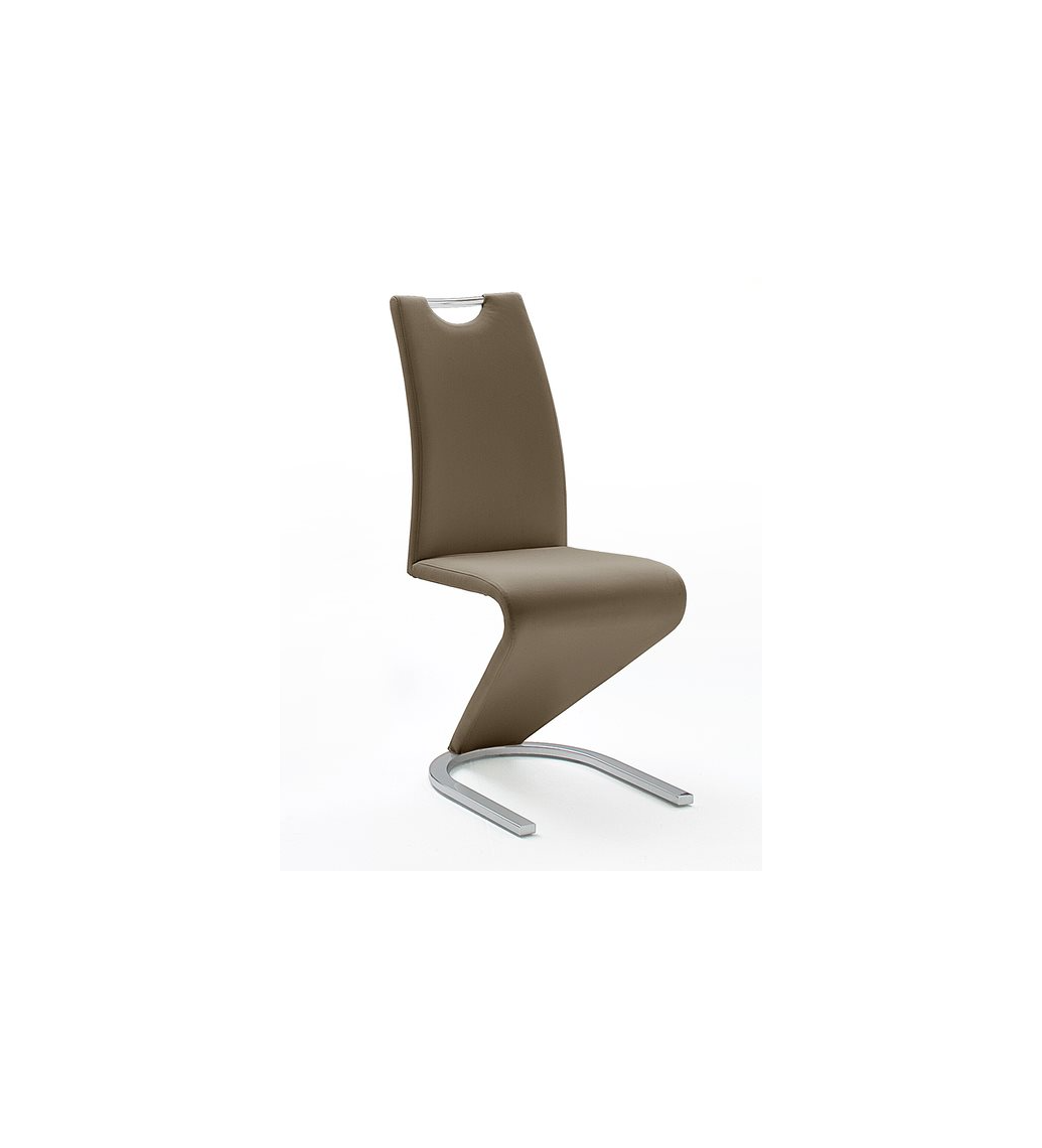 Krzesło AMADO Brązowe zestaw 2 sztuk