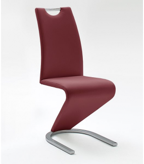 Krzesło AMADO bordowe zestaw 2 sztuk