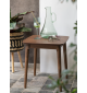 Stolik kawowy MATAMBEZ 45 cm brązowy przepięknie zaaranżuje wnętrze salonu, pokoju.