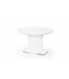 Stół rozkładany FEDERICO 120 cm - 160 cm biały