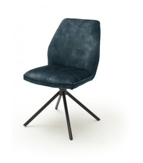 Piękne obrotowe krzesło w kolorze turkusowym idealnie wpisze się do wnętrz w stylu skandynawskim oraz industrialnym.