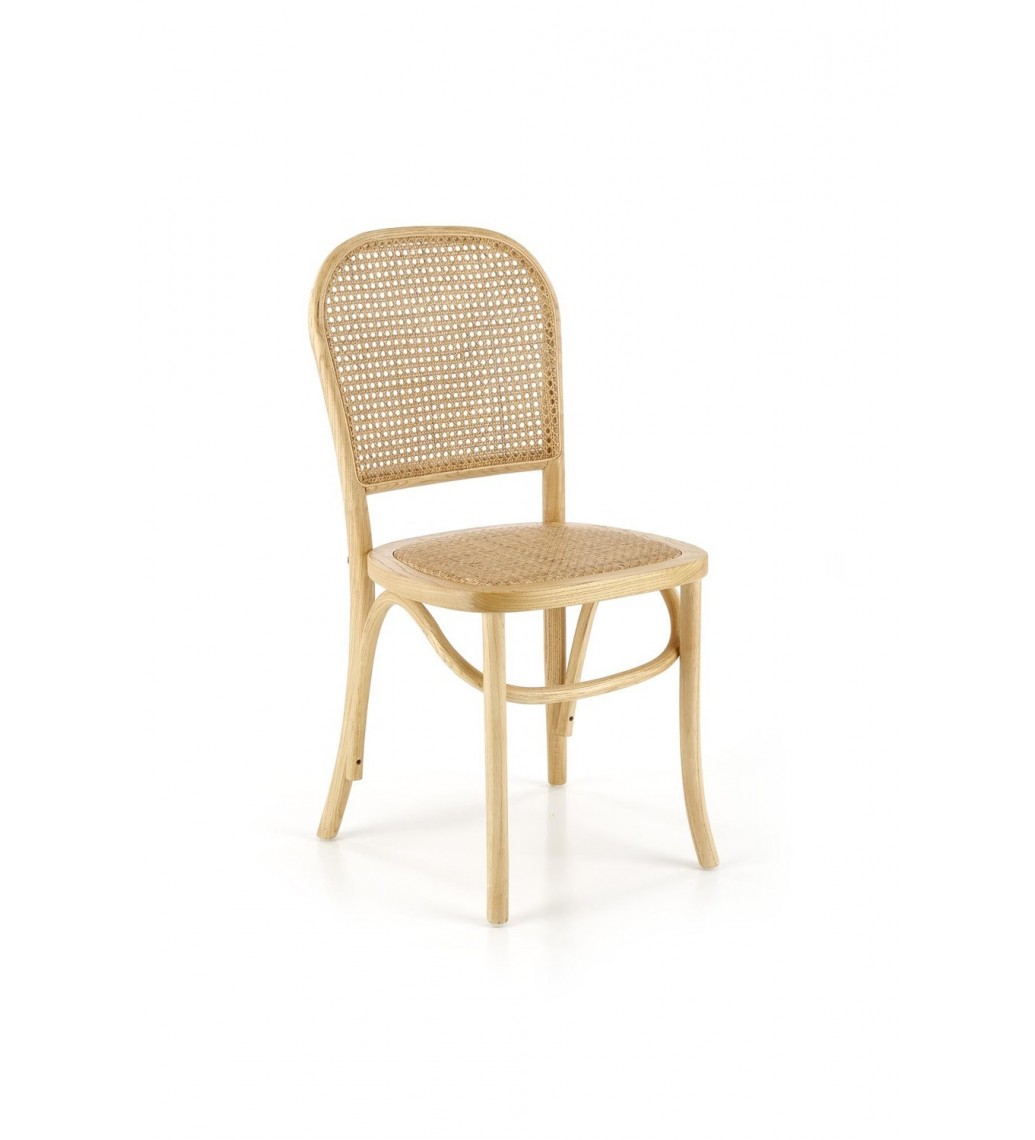 Krzesło KERI naturalne do salonu, jadalni oraz kuchni w stylu klasycznym, boho oraz skandynawskim.