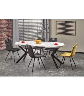 Imponujący stół rozkładany PERONI do salonu w stylu industrialnym, przemysłowym oraz loftowym.