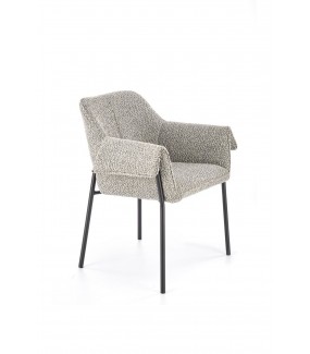 Krzesło MEGAN szare do salonu, jadalni orz kuchni w stylu nowoczesnym, klasycznym oraz skandynawskim.