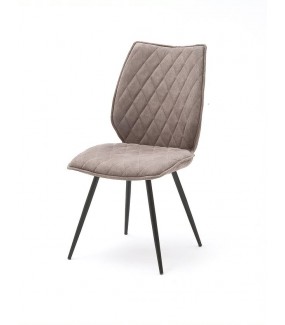Krzesło NAVARRA piaskowe do salonu urządzonego w stylu klasycznym.