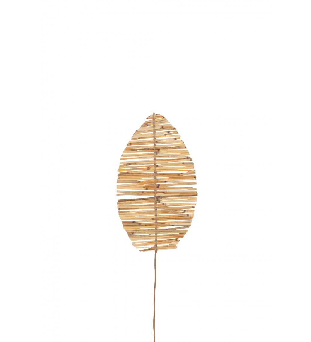 Ozdoba Leaf 91 cm bambus do salonu, jadalni oraz przedpokoju.
