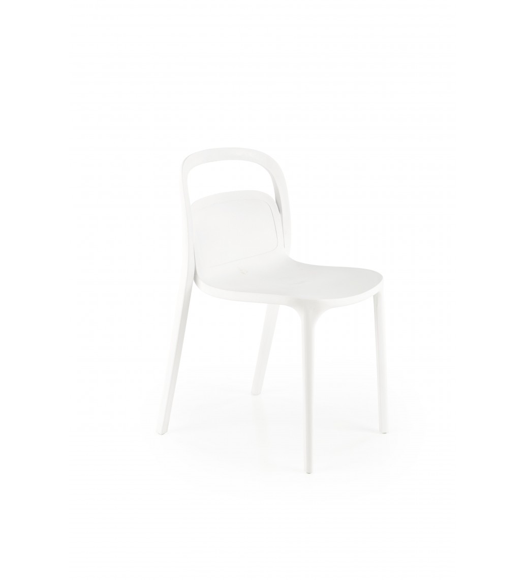 Krzesło TORETTA białe do salonu oraz jadalni urządzonych w stylu klasycznym, nowoczesnym oraz skandynawskim.