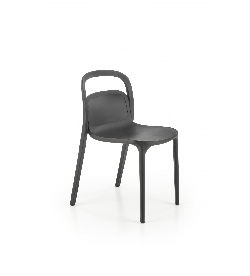 Krzesło TORETTA czarne do salonu oraz jadalni urządzonych w stylu klasycznym, nowoczesnym oraz skandynawskim.