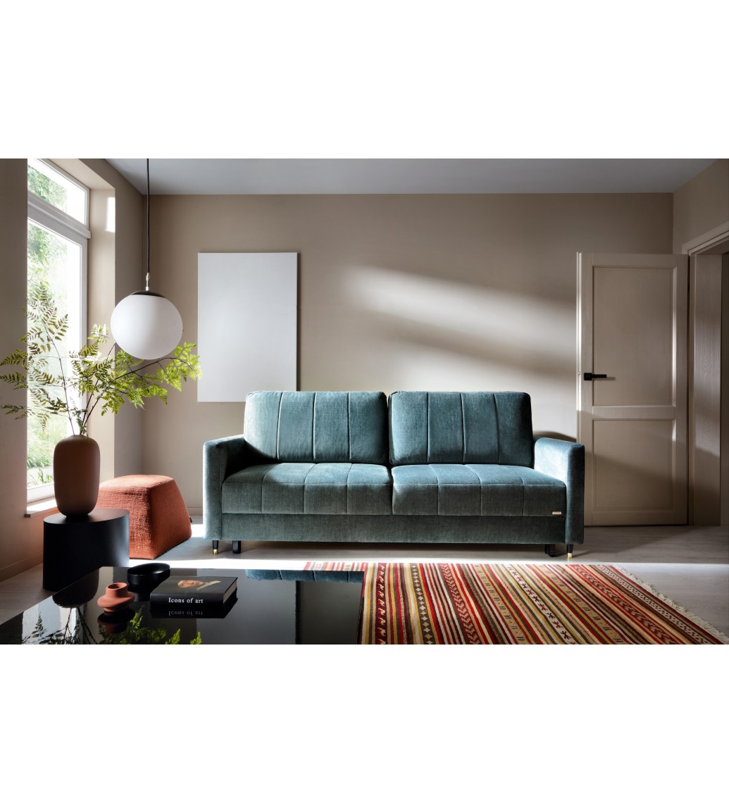 Sofa rozkładana CHIVAS 225 cm z funkcją spania do salonu w stylu nowoczesnym oraz klasycznym.
