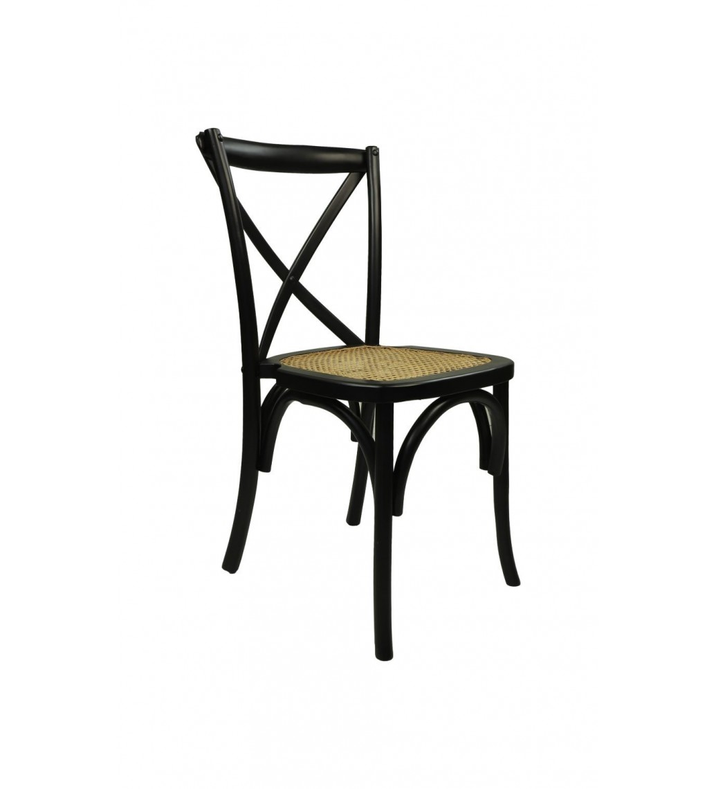 Krzesło NORG drewno mahoń do salonu urządzonego w stylu industrialnym, eko oraz boho.