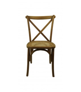 Krzesło NORG drewno teak do salonu urządzonego w stylu industrialnym, eko oraz boho.