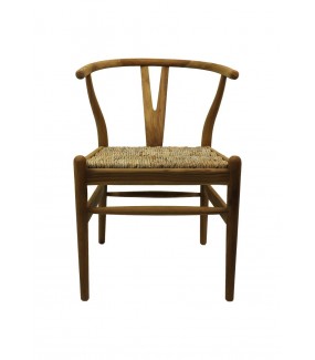 Piękne krzesło do wnętrz w stylu skandynawskim, eko oraz boho.