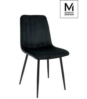 Krzesło LARA czarne do salonu, jadalni oraz kuchni w stylu nowoczesnym, klasycznym oraz skandynawskim.