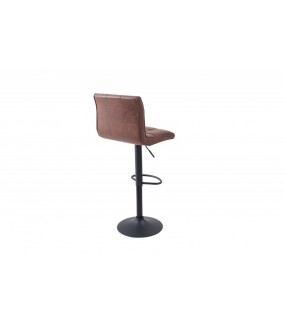 Krzesło Barowe Modena 90-115 cm vintage brązowe
