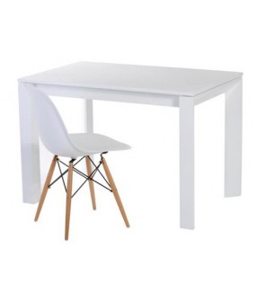 Krzesło Inspirowane DSW P016W PP Białe do jadalni
