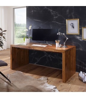 Minimalistyczne biurko BOHA do gabinetu oraz biura w stylu industrialnym.