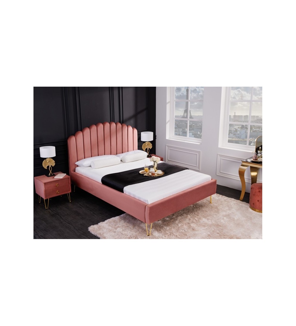 Wyjątkowe łóżko PEROLA do sypialni w stylu nowoczesnym oraz glamour.