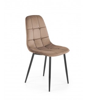 Krzesło LAGUS beżowe do salonu w stylu nowoczesnym, klasycznym oraz glamour.