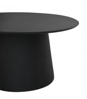 Praktyczny stół w kolorze czarnym matowym do industrialnej kuchni.