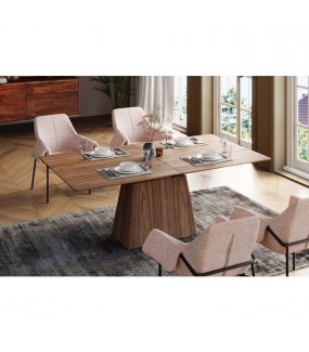 Stół rozkładany Benvenuto świetnie sprawdzi się w aranżacji klasycznej, nowoczesnej, industrialnej oraz retro.