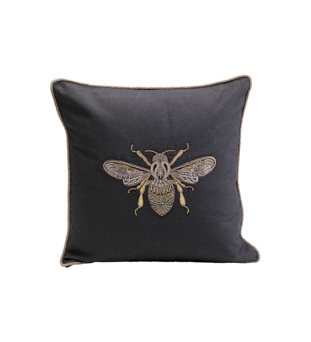 Oryginalna poduszka Glitter Bee do salonu, sypialni oraz gabinetu.