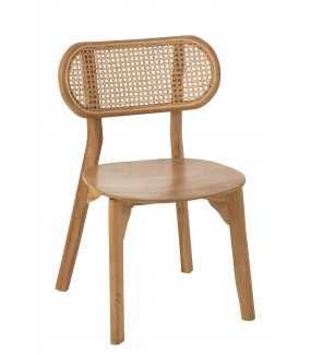Oryginalne krzesło Peanut do salonu, kuchni oraz jadalni w stylu boho oraz eko.