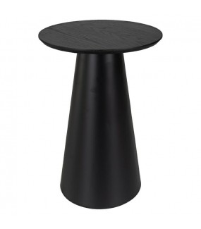 Oryginalny stolik kawowy w kolorze czarnym do salonu.