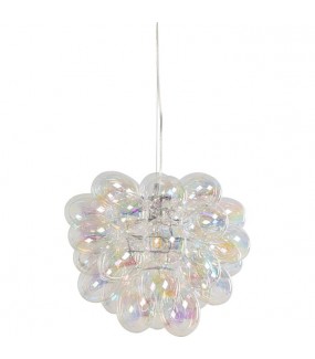 Lampa wisząca Ballons 48 cm transparentna do salonu w stylu nowoczesnym oraz glam.