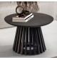 Okrągły stolik kawowy HEVI do salonu w stylu industrialnym.