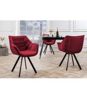Wygodne krzesło obrotowe do salonu w stylu nowoczesnym