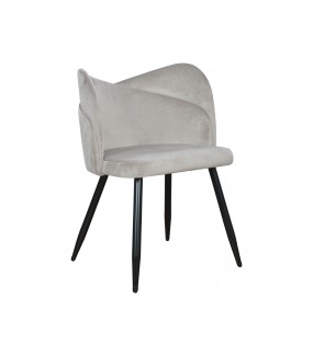Wygodne krzesło z podłokietnikami NELLY do wnętrz w  stylu nowoczesnym.